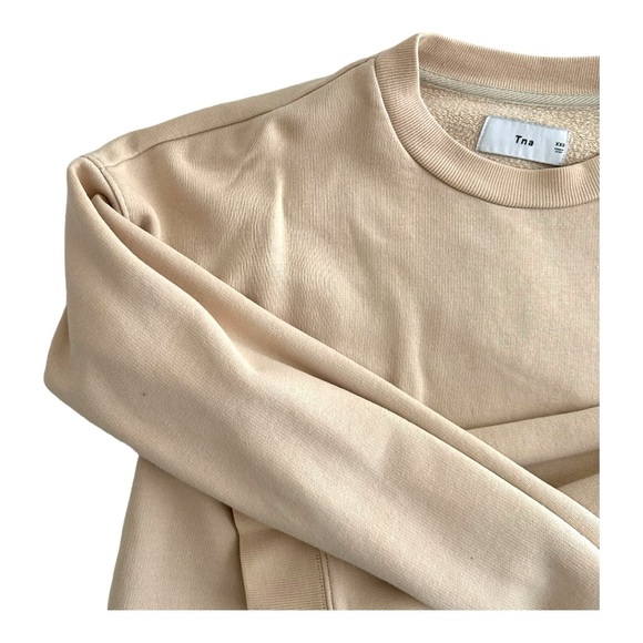 ARITZIA | TNA Terry Fleece Crew Neck - Picture 3 of 8